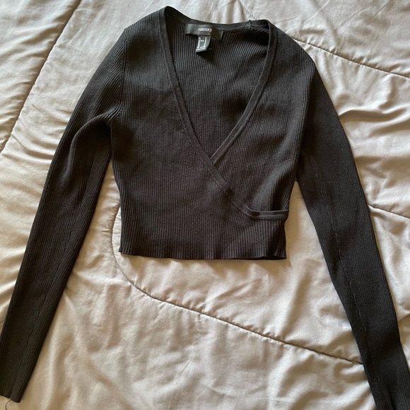 F21 surplice top - Picture 1 of 3